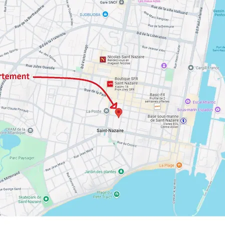 L'escale - 300 M Ocean - Hyper Centre - Lumineux - Garage Privatif 아파트 생나제르